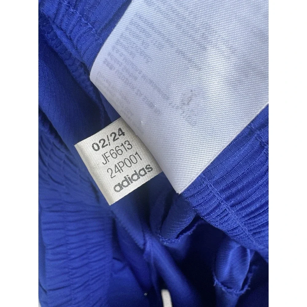 Adidas Cargo Shorts Mens L Blue Sun Cargo Side 3-Stripes Ripstop Lightweight‎
